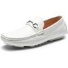 Bruno Marc Men’s Driving Moccasins Penny Loafers Slip on Loafer Shoes(White)
