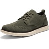 Bruno Marc Men’s KnitFlex Craft Mesh Oxfords Sneakers | Breathable Woven Knit Upper, Wear-Resistant Rubber Sole, Thick EVA Insole, Chunky Sole for Office & Casual Daily Wear(6-green)