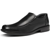 Bruno Marc Men’s Slip on Dress Loafers Shoes | Square Toe for Formal Office Footwear Daily Casual Weekend(Black)