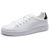 Bruno Marc Men’s WaveFlex CoreLux Casual Dress Sneakers | All-Day Comfortable Lightweight Skating Fashion Business Tennis Lace-up Non-slip Lowtop Office Simpledress Versatile Style(White/Black)