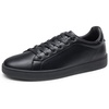 Bruno Marc Men’s WaveFlex CoreLux Casual Dress Sneakers | All-Day Comfortable Lightweight Skating Fashion Business Tennis Lace-up Non-slip Lowtop Office Simpledress Versatile Style(All Black)