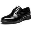 Bruno Marc Women’s Formal Wingtip Brogue Oxfords | Business Formal Wingtip Brogue Oxfords, PU Upper, 5mm Latex Insole, EVA Sole, for Work Meetings, Commutes, Daily Wear(Bright Black)