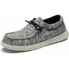 Bruno Marc Women’s Slip-on Loafers Casual Shoes | Ultra Lightweight Breathable Elastic Lace Moccasins Footwear Daily Office Walking Travel Journey(Sparkling Grey)