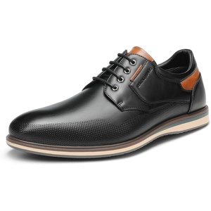 Bruno Marc Men’s Casual Dress Business Formal Oxford | wear-resistant non-slip sole, great for office, business, casual, work and daily occasions(8/Black)