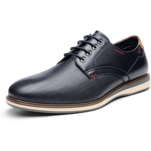 Bruno Marc Men’s Casual Dress Business Formal Oxford | wear-resistant non-slip sole, great for office, business, casual, work and daily occasions(9/Navy)
