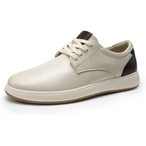 Bruno Marc Men’s Casual Dress Sneaker Formal Shoes | Comfortable versatility for both casual and dressy occasions(Off-white)