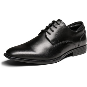 Bruno Marc Men’s Classic Dress Oxfords | Vegan Leather Oxfords, Soft Foam Insole, Rubber Outsole, for Business, Weddings, Formal Events, Elegant Gift Box Packaging(Black)