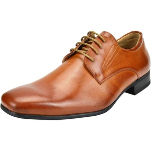 Bruno Marc Men’s Classic Modern Formal Oxfords Lace Up Leather Lined Dress Shoes(Brown)