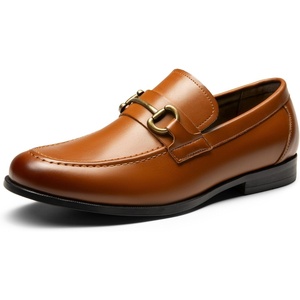Bruno Marc Men’s Dress Loafers Slip-on Formal Shoes | Comfort Classic Business Office Meeting Wedding Daily(Brown)