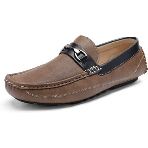 Bruno Marc Men’s Driving Moccasins Penny Loafers Slip on Loafer Shoes(Cognac)