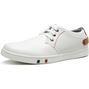 Bruno Marc Men’s Fashion Sneakers | Bruno Marc Men’s FashioFlexible Lightweight Fashion Business Tennis Lace-up Non-slip Lowtop Office Simpledress n Sneakers(White)