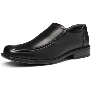 Bruno Marc Men’s Slip on Dress Loafers Shoes | Square Toe for Formal Office Footwear Daily Casual Weekend(Black)