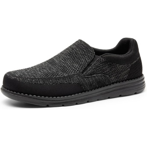 Bruno Marc Men’s Slip-on Loafers Casual Lightweight Stretch Shoes(Black)