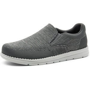 Bruno Marc Men’s Slip-on Loafers Casual Lightweight Stretch Shoes(Dark Grey)