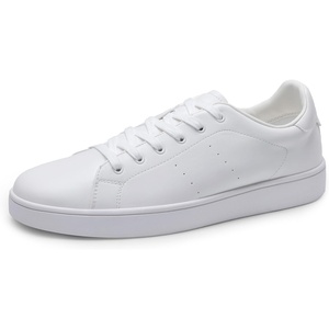 Bruno Marc Men’s WaveFlex CoreLux Casual Dress Sneakers | All-Day Comfortable Lightweight Skating Fashion Business Tennis Lace-up Non-slip Lowtop Office Simpledress Versatile Style(White)