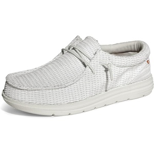 Bruno Marc Women’s Slip-on Loafers Casual Shoes | Ultra Lightweight Breathable Elastic Lace Moccasins Footwear Daily Office Walking Travel Journey(Sliver Shine)