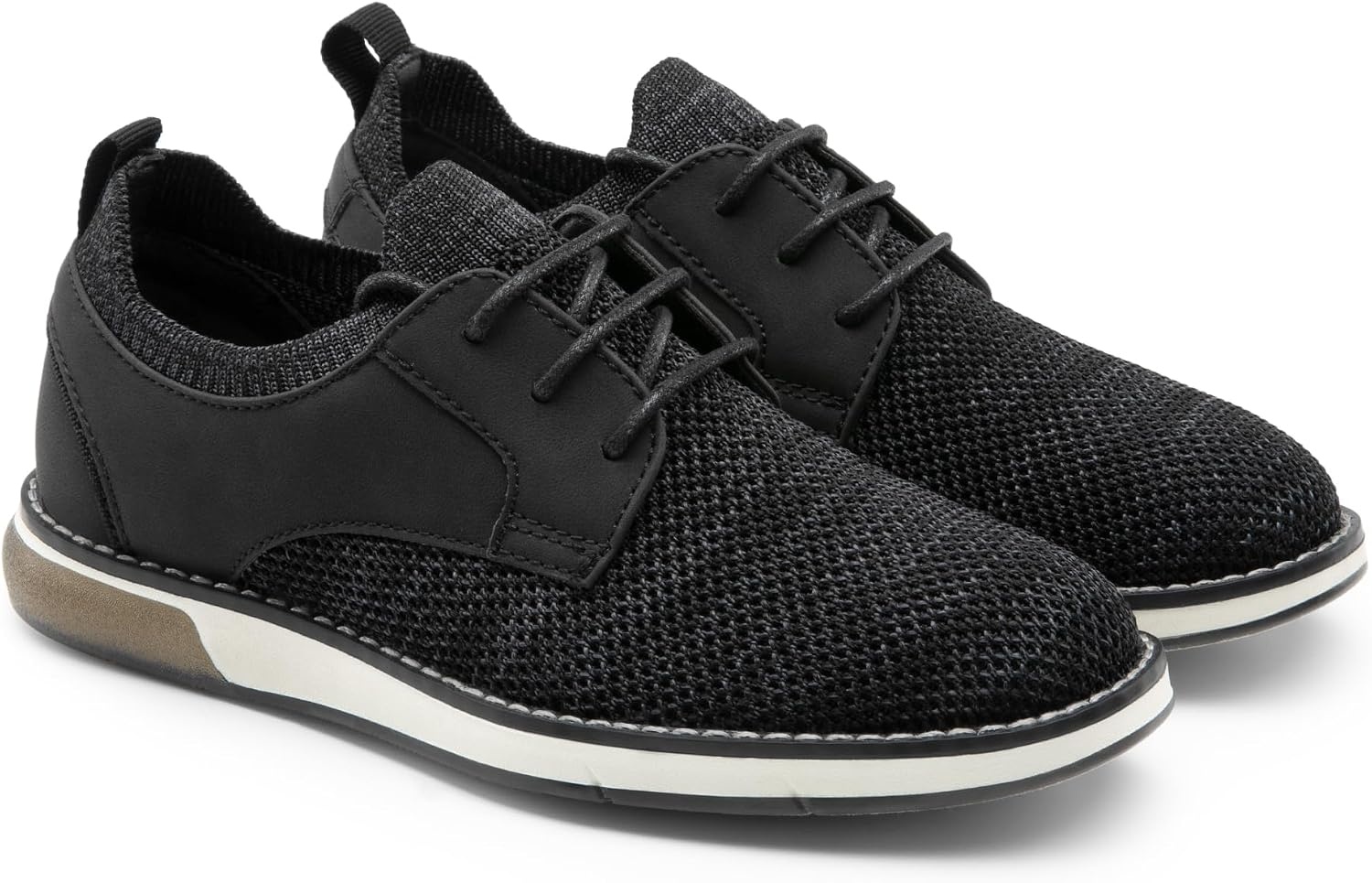 image:imageBruno Marc Boys Mesh Casual Dress Oxford Uniform Shoes Boys Breathable Uniform Shoes Slipon design pull tabs ideal for school activities or church servicesBlack