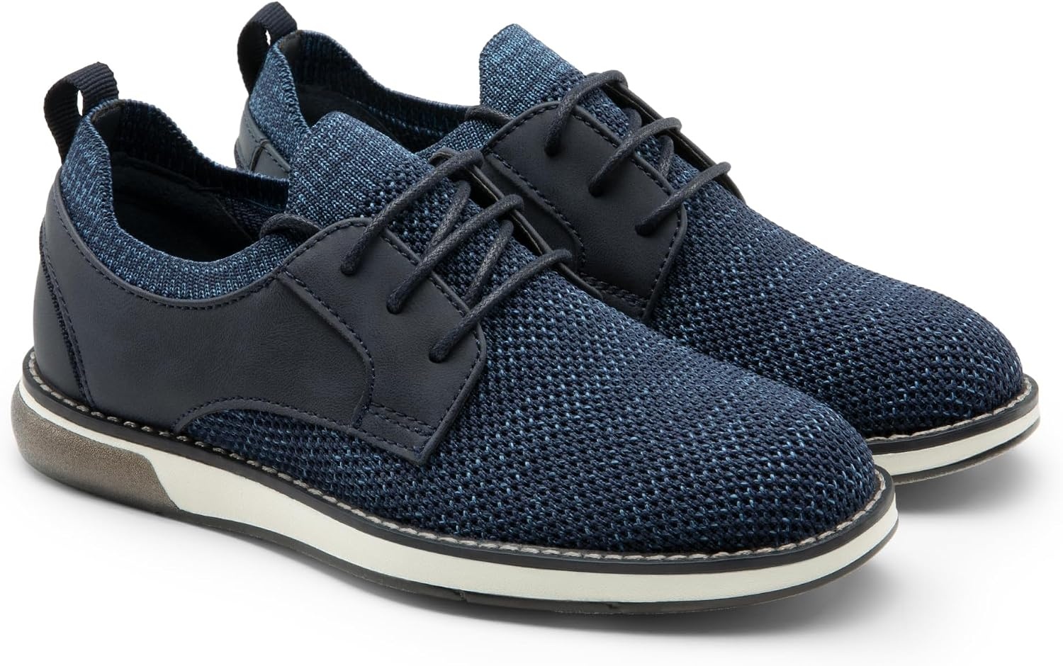 image:imageBruno Marc Boys Mesh Casual Dress Oxford Uniform Shoes Boys Breathable Uniform Shoes Slipon design pull tabs ideal for school activities or church servicesNavy