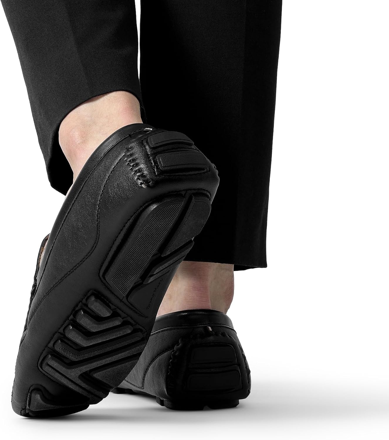 image:imageBruno Marc Mens Driving Moccasins Slip on Loafers Shoes Soft Flexible Lightweight Daily Office Weekend Travel Journey OutdoorBlack