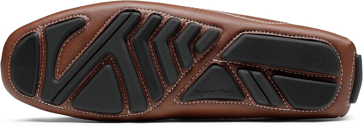 image:imageBruno Marc Mens Driving Moccasins Slip on Loafers Shoes Soft Flexible Lightweight Daily Office Weekend Travel Journey OutdoorBrown