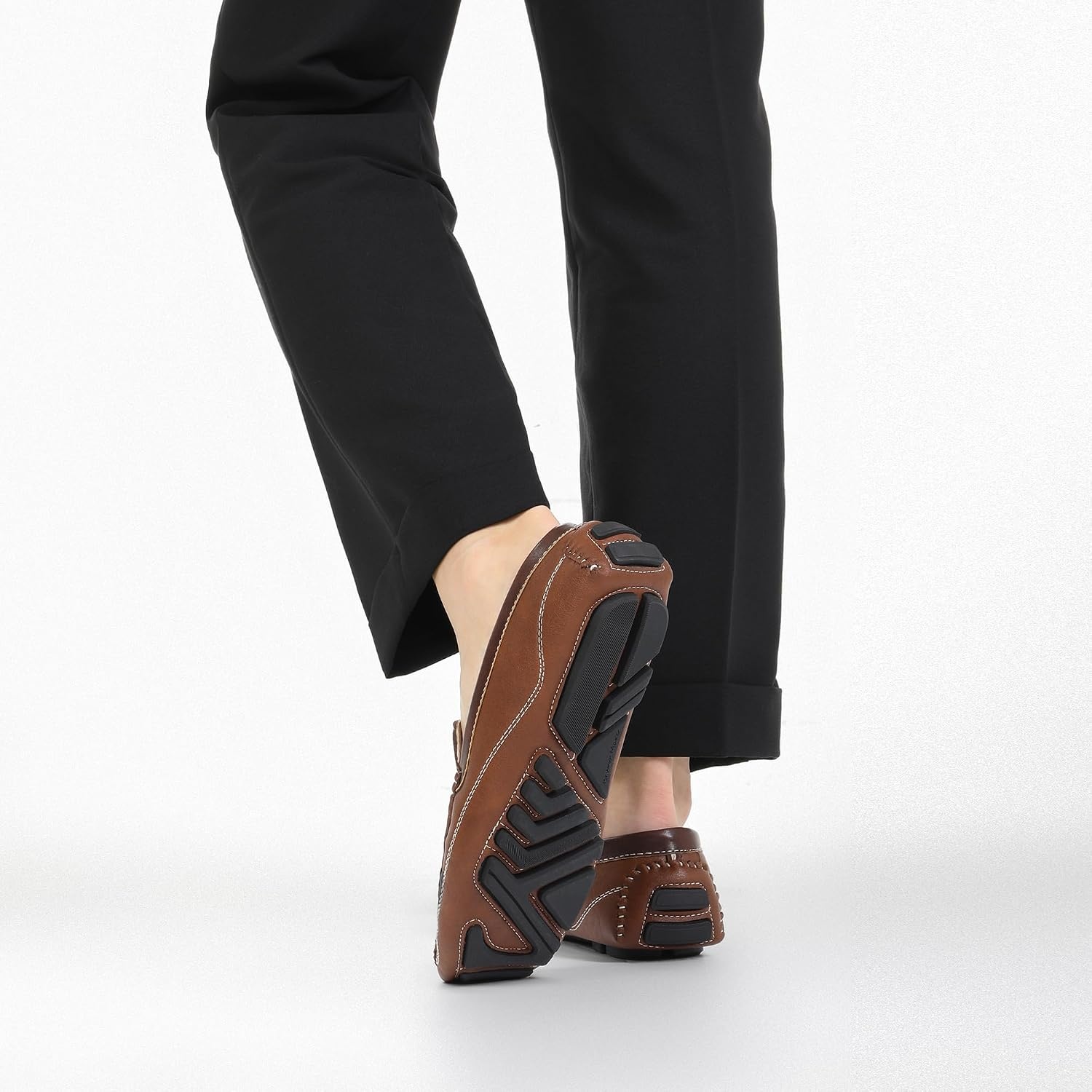 image:imageBruno Marc Mens Driving Moccasins Slip on Loafers Shoes Soft Flexible Lightweight Daily Office Weekend Travel Journey OutdoorBrown