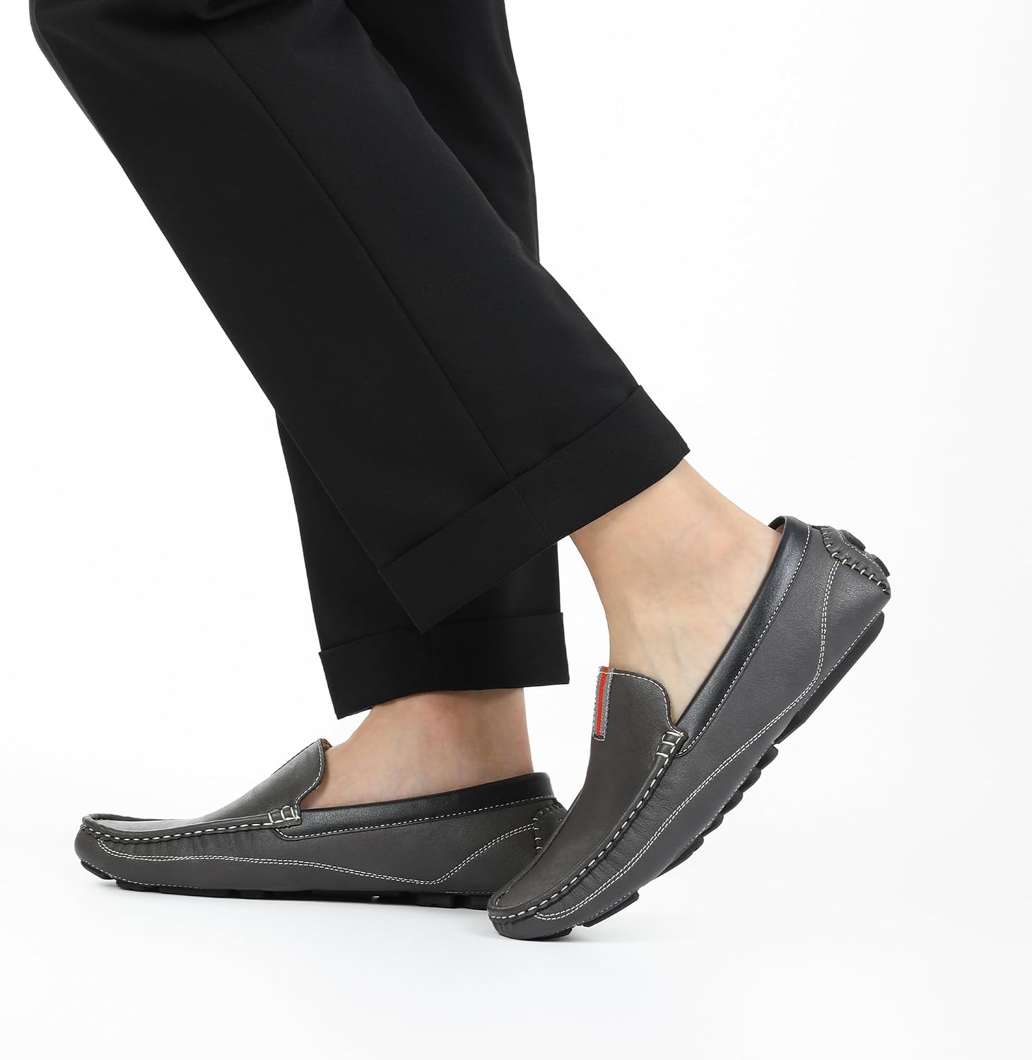 image:imageBruno Marc Mens Driving Moccasins Slip on Loafers Shoes Soft Flexible Lightweight Daily Office Weekend Travel Journey OutdoorGrey