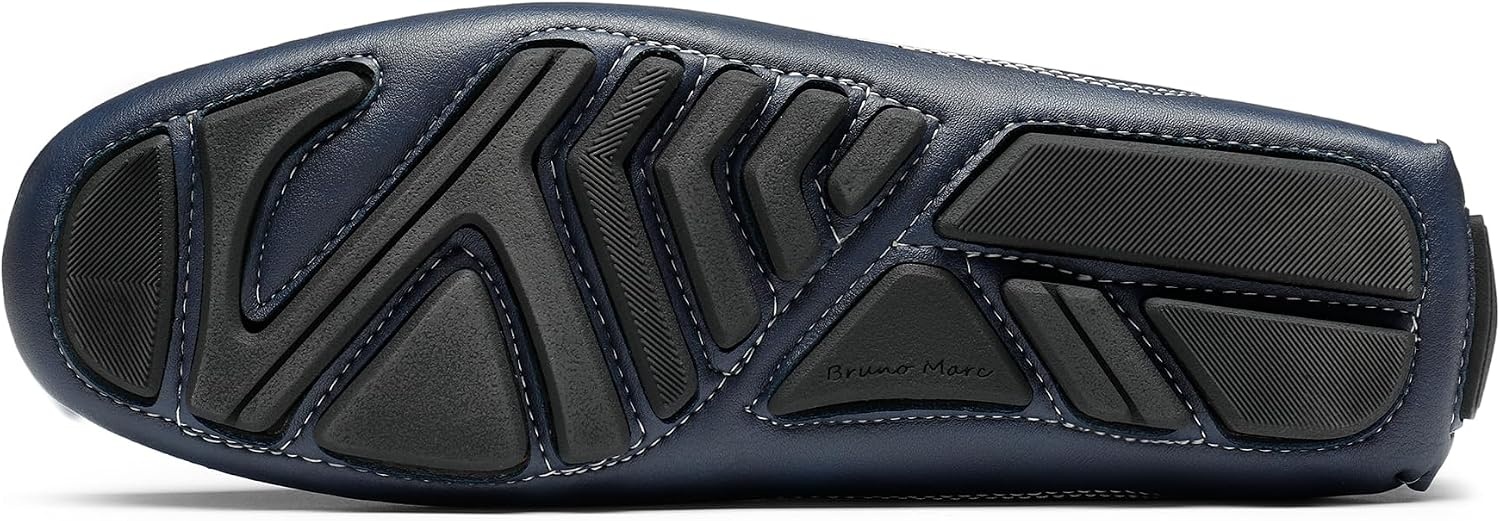 image:imageBruno Marc Mens Driving Moccasins Slip on Loafers Shoes Soft Flexible Lightweight Daily Office Weekend Travel Journey OutdoorNavy