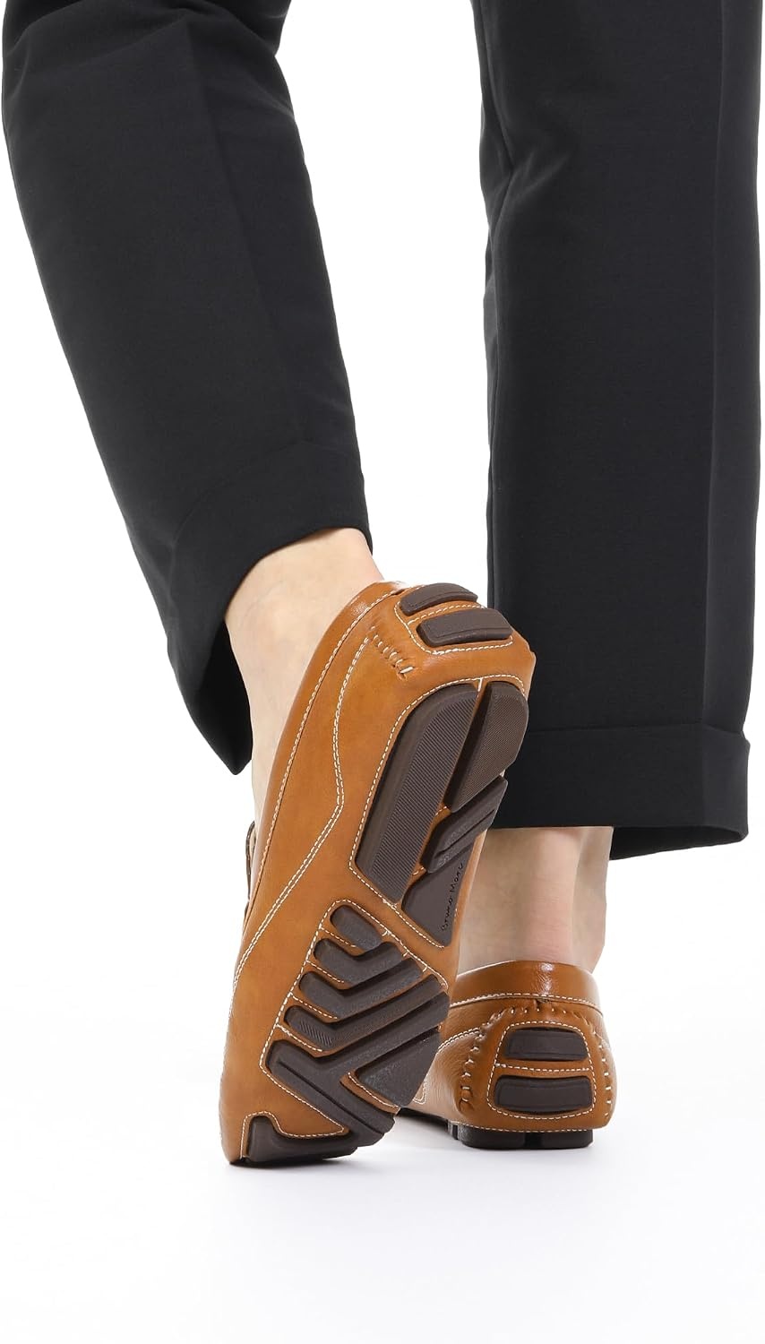 image:imageBruno Marc Mens Driving Moccasins Slip on Loafers Shoes Soft Flexible Lightweight Daily Office Weekend Travel Journey OutdoorTan