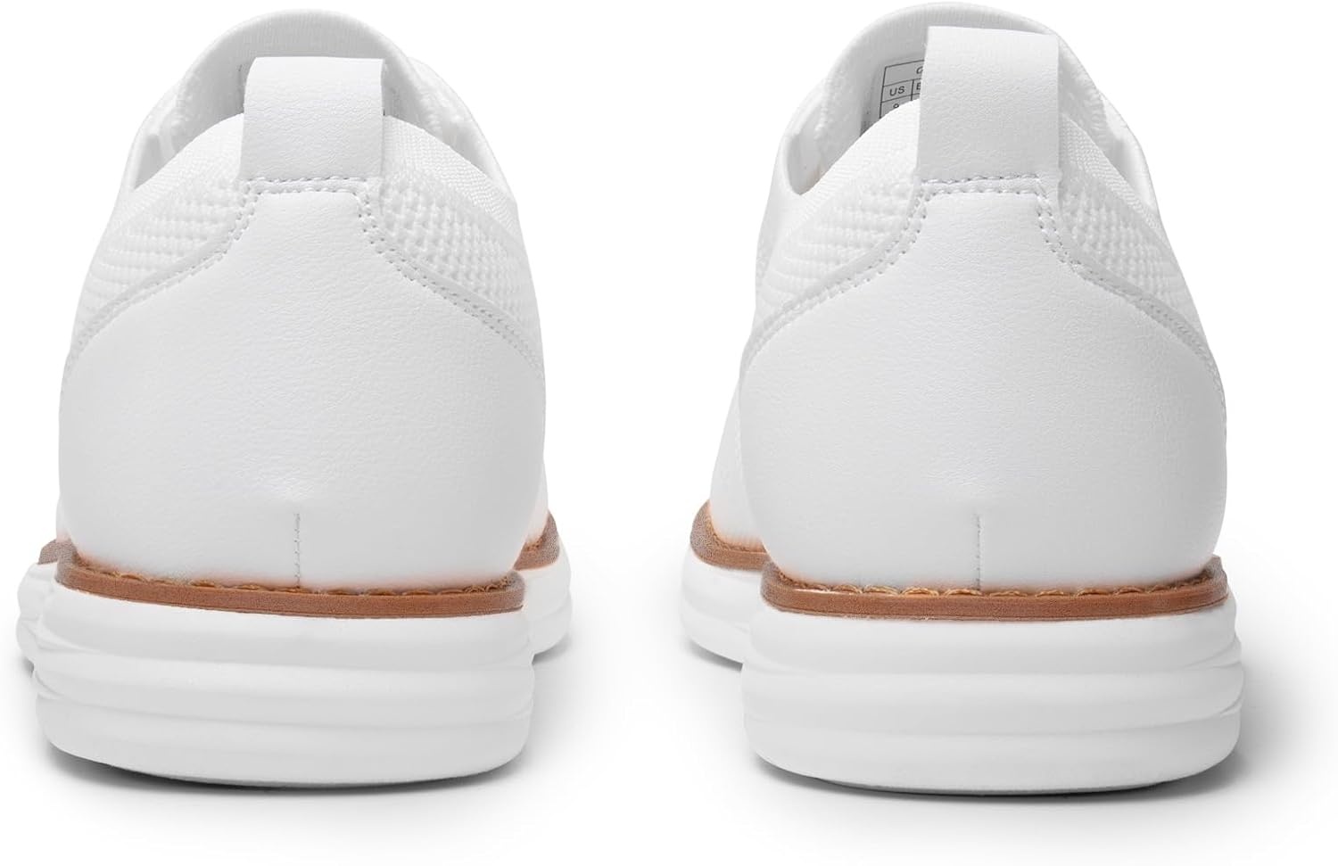 image:imageBruno Marc Mens Grand02 KnitFlex Lightweight Walking Shoes LaceUp Oxfords Lightweight Casual Walking Shoes versatile enough to wear with both casual and dress pantsWhite