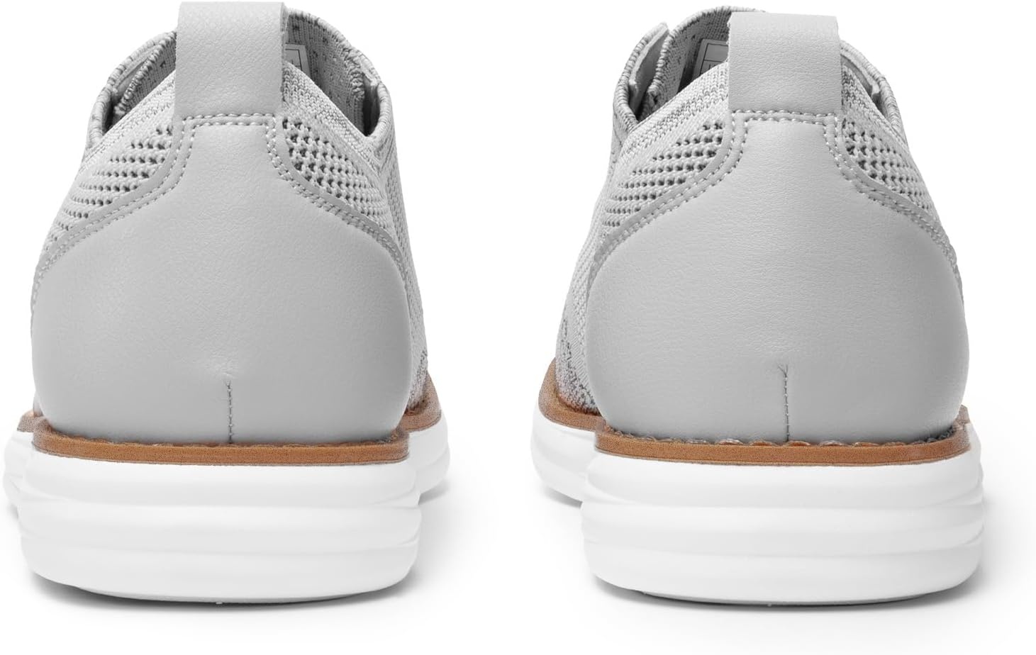image:imageBruno Marc Mens Grand02 KnitFlex Lightweight Walking Shoes LaceUp Oxfords Lightweight Casual Walking Shoes versatile enough to wear with both casual and dress pantsGrey