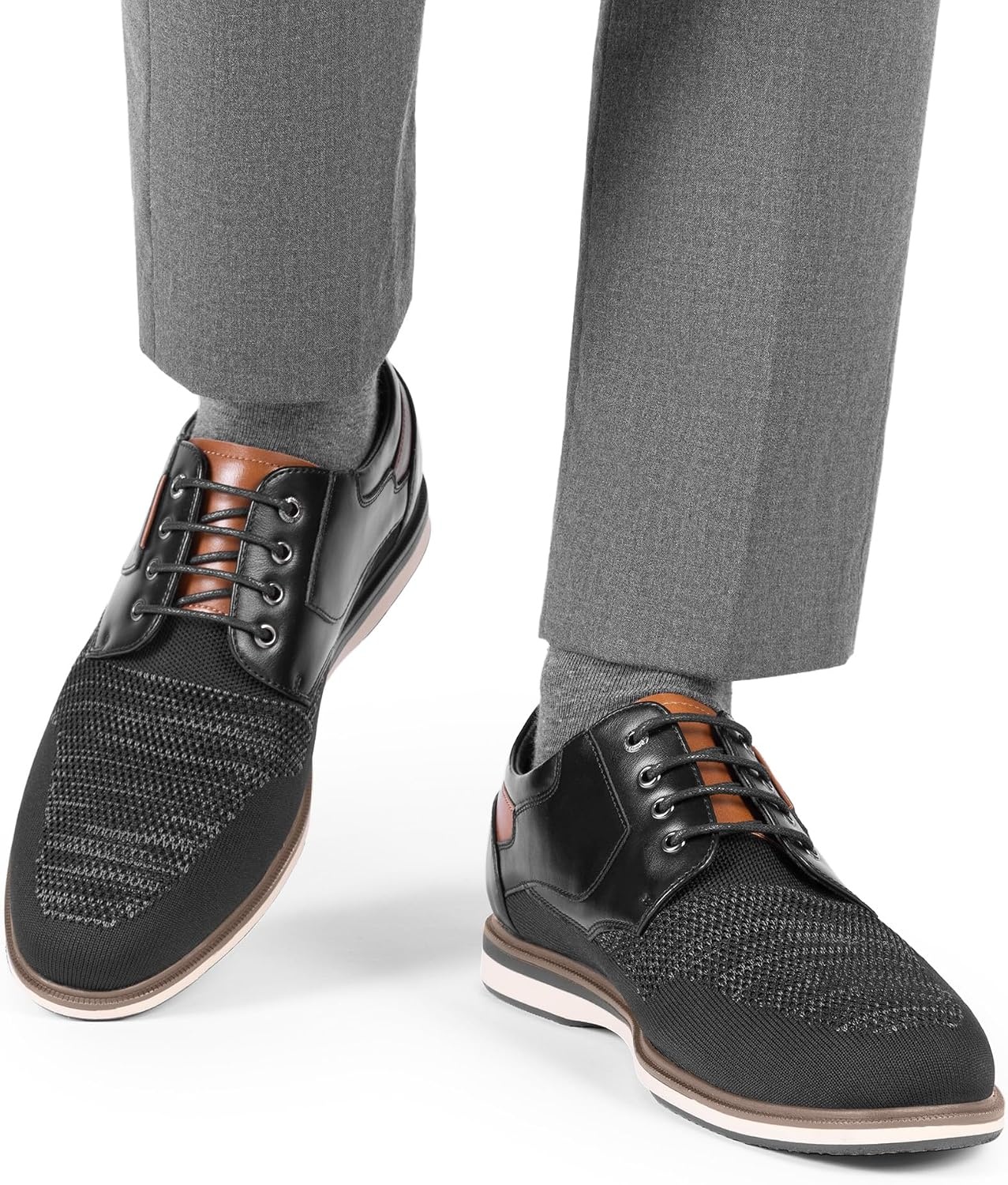 image:imageBruno Marc Mens Mesh Casual Dress Shoes Breathable Oxfords SneakersBlack