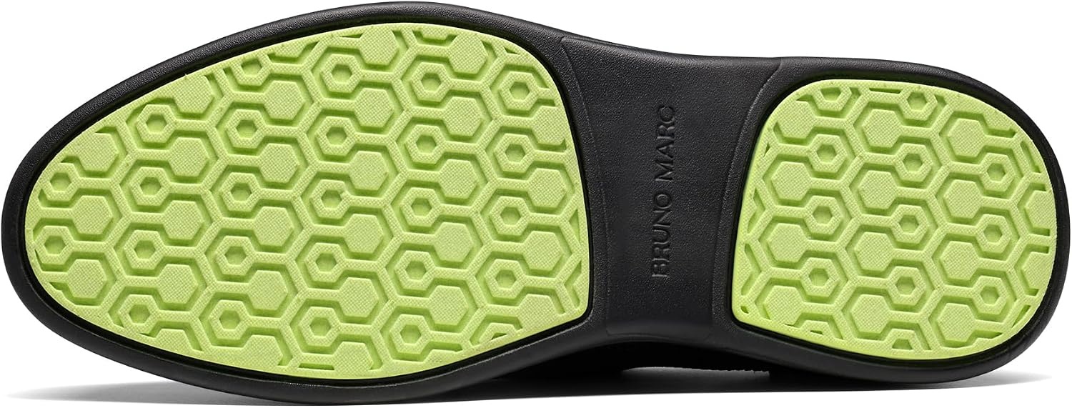 image:imageBruno Marc Mens Sbox2318m Oxford ShoesBlackNeon Green