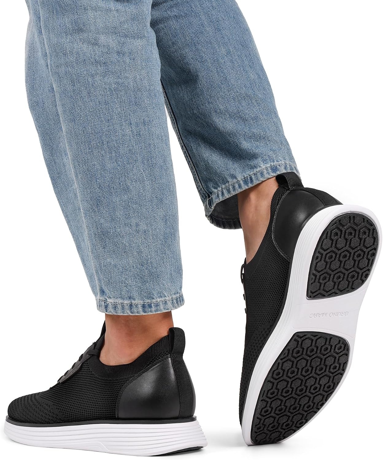 image:imageBruno Marc Mens Sbox2318m Oxford ShoesBlackWhite