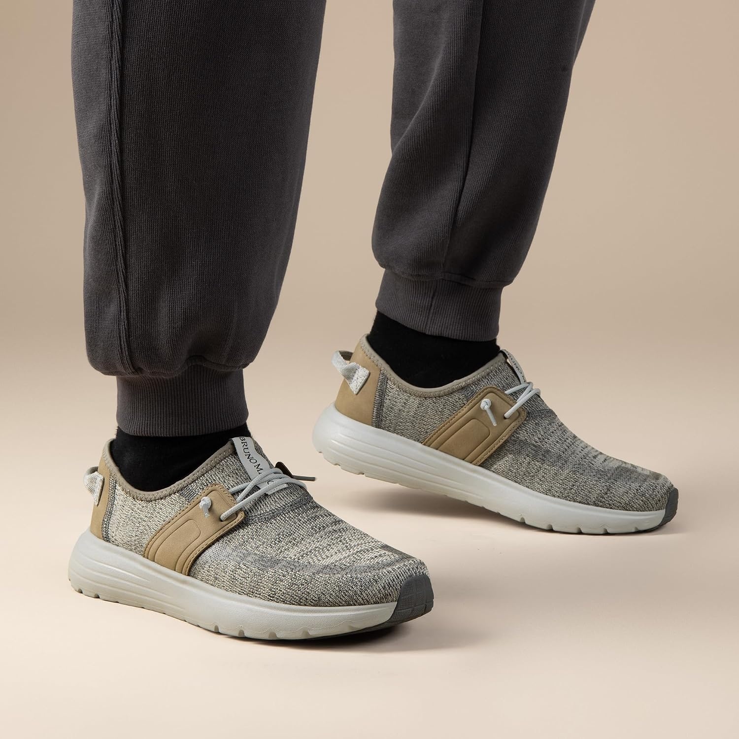 image:imageBruno Marc Mens Slipon Casual Shoes Loafers for Men Knit Comfortable Lightweight Shoes