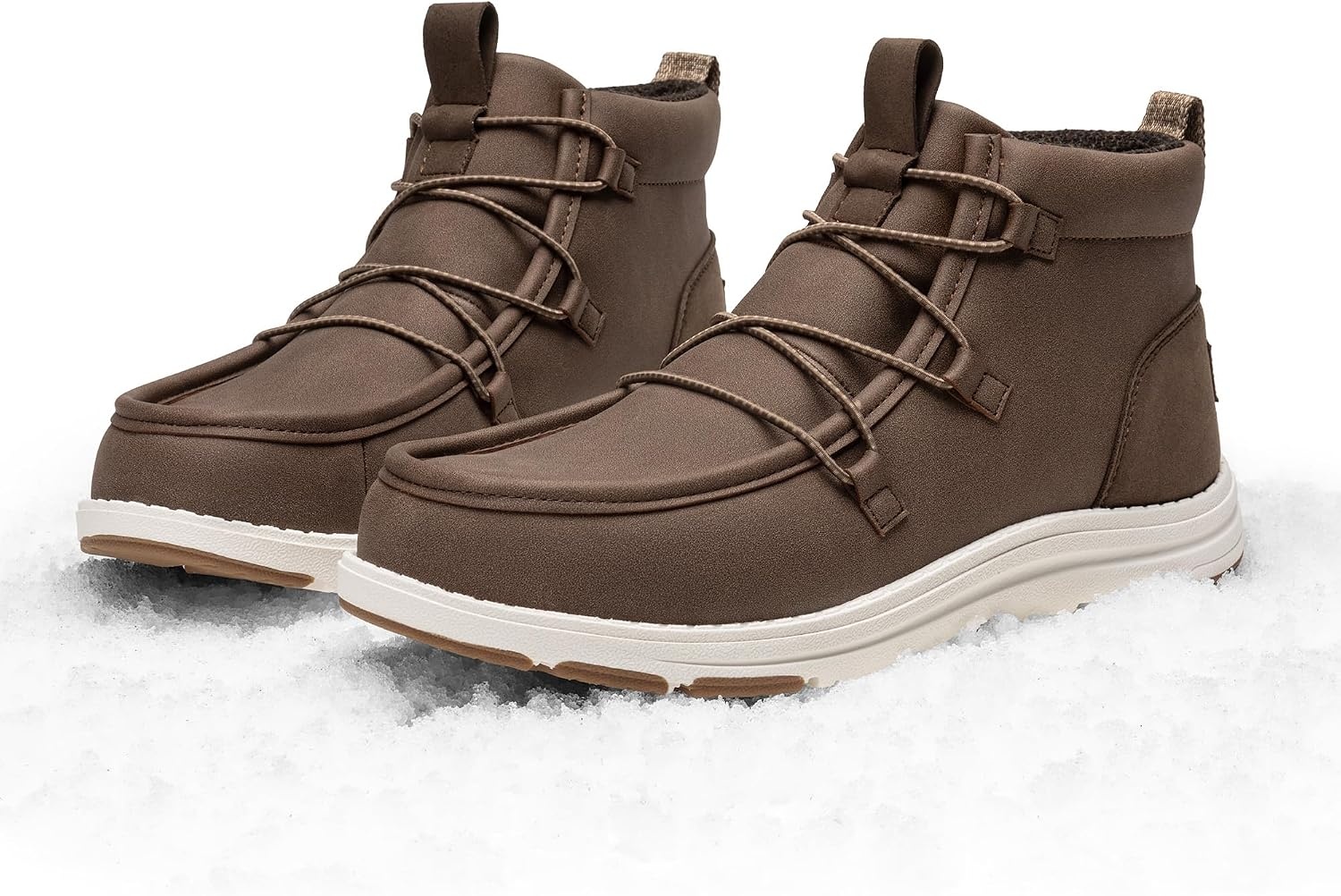 image:imageBruno Marc Mens Slipon Loafer Casual Shoes Warm Winter Ankle Boots