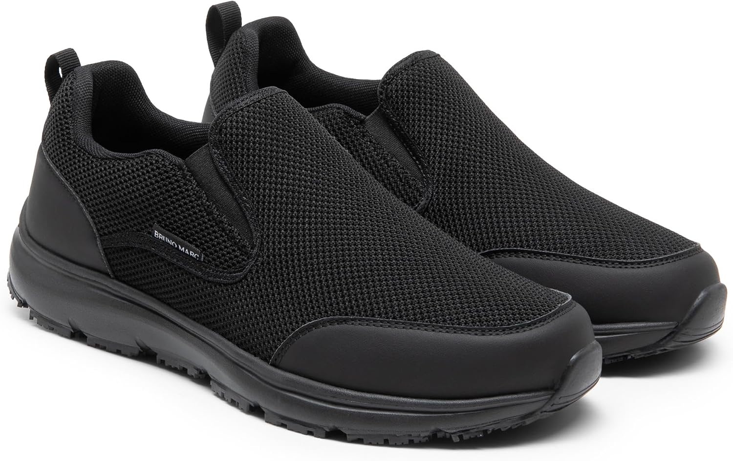 image:imageBruno Marc Mens Work Shoes Non Slip Shoes Slipon Lightweight Restaurant or Food Service Loafers