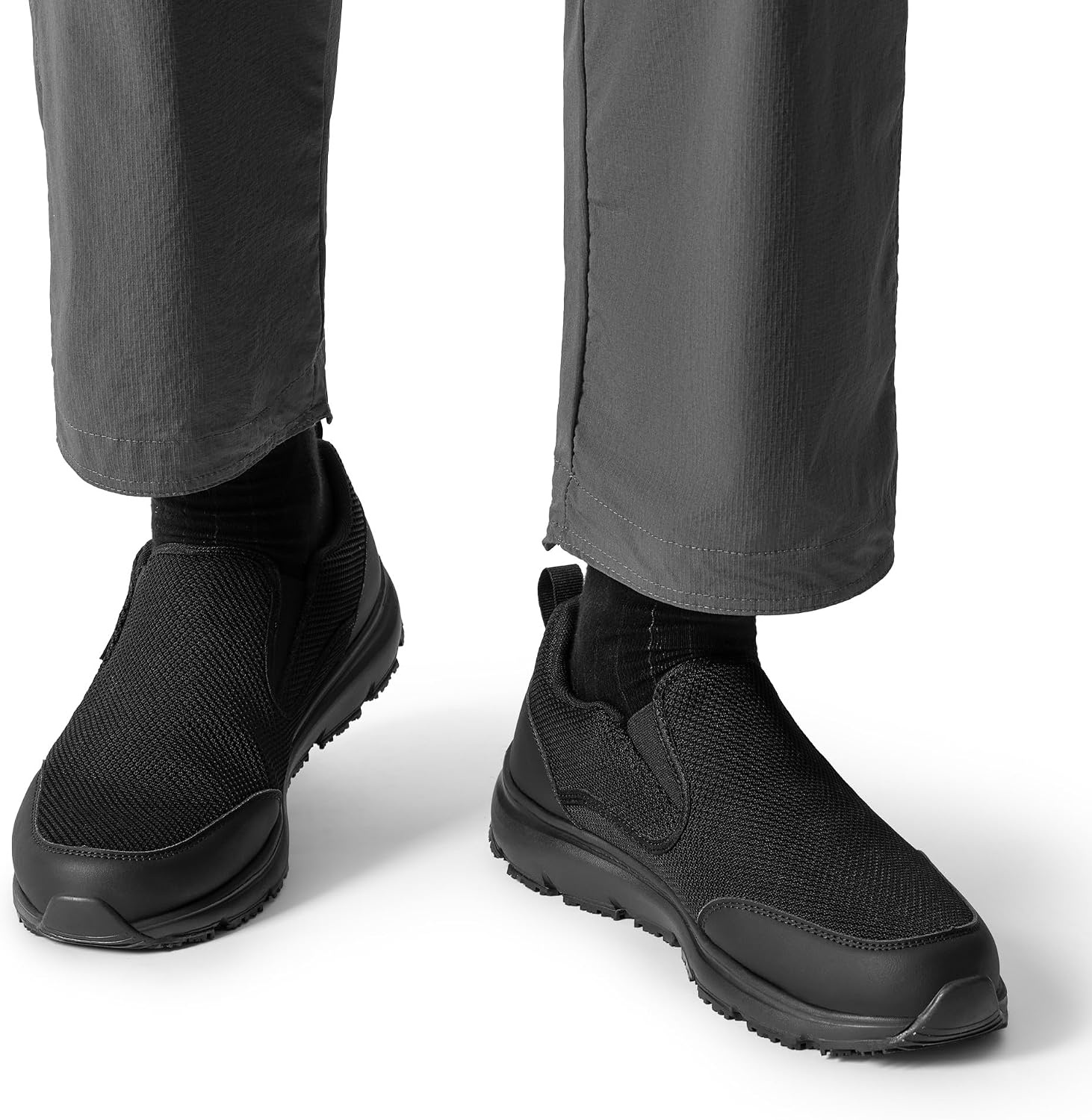 image:imageBruno Marc Mens Work Shoes Non Slip Shoes Slipon Lightweight Restaurant or Food Service Loafers