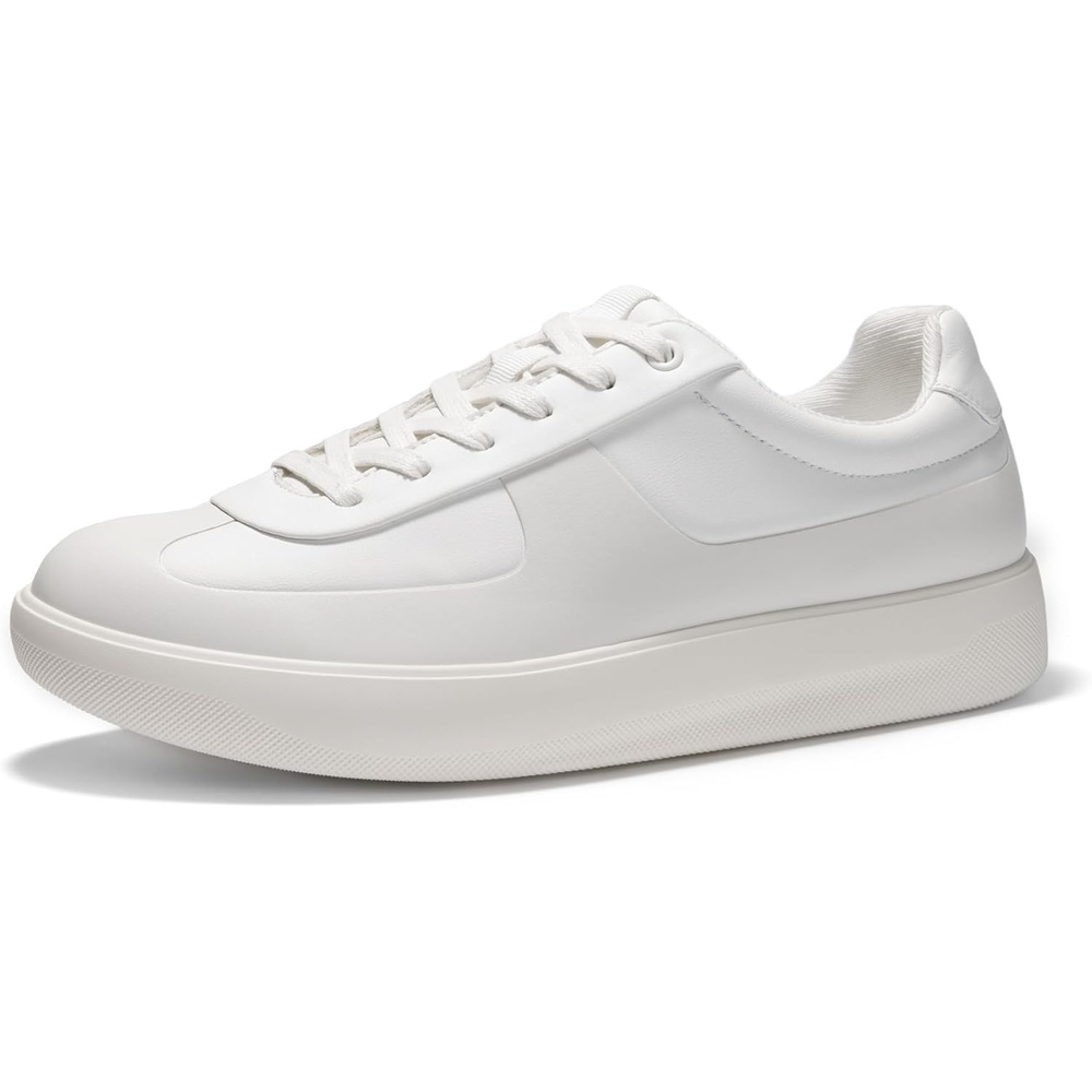 image:imageBruno Marc Mens Dress Sneakers Business Casual Shoes for Men Lace Up SlipResistant Fashion SneakersWhite
