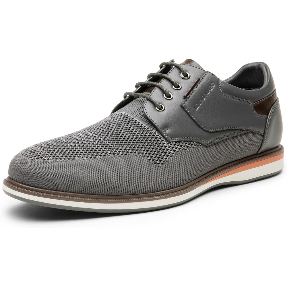 image:imageBruno Marc Mens Mesh Casual Dress Shoes Breathable Oxfords SneakersGrey