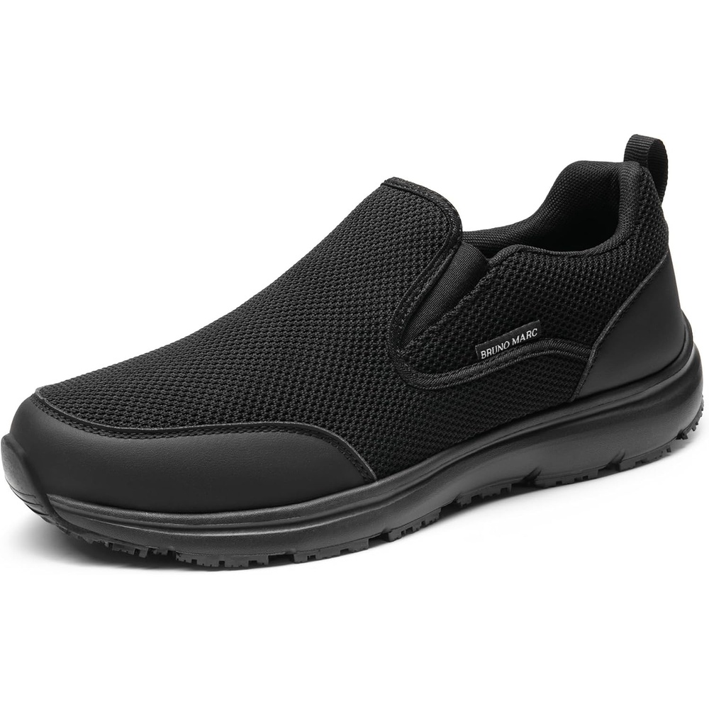 image:imageBruno Marc Mens Work Shoes Non Slip Shoes Slipon Lightweight Restaurant or Food Service Loafers