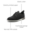 Bruno Marc Boy’s Mesh Casual Dress Oxford Uniform Shoes | Boy’s Breathable Uniform Shoes Slip-on design pull tabs ideal for school activities or church services(Black)