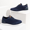 Bruno Marc Men’s Grand-02 KnitFlex Lightweight Walking Shoes | Lace-Up Oxfords Lightweight Casual Walking Shoes versatile enough to wear with both casual and dress pants(Dark/Blue)