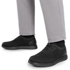Bruno Marc Men’s Grand-02 KnitFlex Lightweight Walking Shoes | Lace-Up Oxfords Lightweight Casual Walking Shoes versatile enough to wear with both casual and dress pants(Black Monochrome)