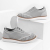 Bruno Marc Men’s Grand-02 KnitFlex Lightweight Walking Shoes | Lace-Up Oxfords Lightweight Casual Walking Shoes versatile enough to wear with both casual and dress pants(Grey)