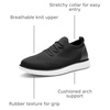 Bruno Marc Men’s Oxfords – Classic Comfort,Size 12,Black,SBOX2407M