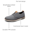 Bruno Marc Men’s Oxfords | Office Shoes(Grey)