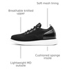 Bruno Marc Men’s Sbox2326m Derby Shoes | Casual Shoes(Black Mesh)