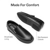 DREAM PAIRS Boy’s Dress Shoes Casual Loafers | Classic Slip on Loafers Soft Breathable Moccasins School Daily Graduation Church Wedding Party(All Black)