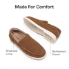 DREAM PAIRS Boy’s Dress Shoes Casual Loafers | Classic Slip on Loafers Soft Breathable Moccasins School Daily Graduation Church Wedding Party(Camel)