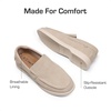DREAM PAIRS Boy’s Dress Shoes Casual Loafers | Classic Slip on Loafers Soft Breathable Moccasins School Daily Graduation Church Wedding Party(Khaki)